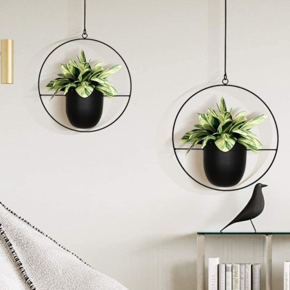 New Boho Metal Hanging Planter - Picture 2 of 5